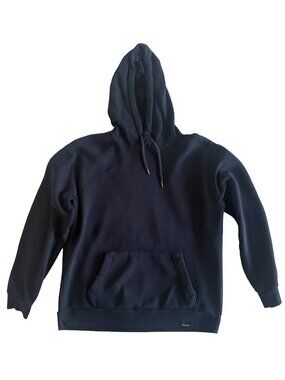 Hollister Navy Blue Relaxed Fit Pullover Hoodie Size M